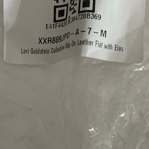 Lori Goldstein Collection Slip On Leather Flat Size 7 M with Elastic Blush - Picture 8 of 8